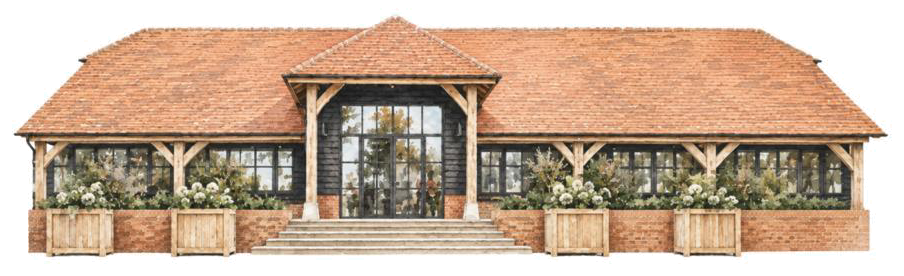 Watercolour illustration of The Post Barn