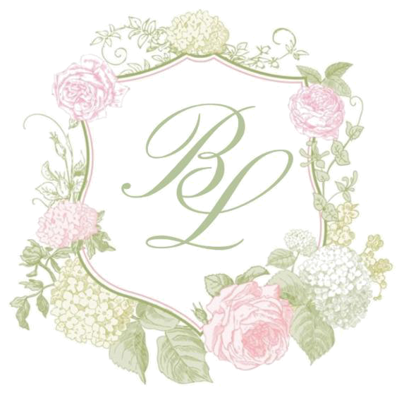 B L monogram crest